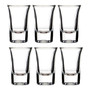 Euri Set Of 6 Clear Shot Glasses 35ml