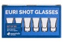 Euri Set Of 6 Clear Shot Glasses 35ml