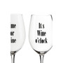 Verity Time For Wine Large Wine Glasses