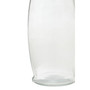 Clear Glass Bottle With Metal Lid 0.55 Ltr