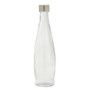 Dayla Clear Glass Bottle with Metal Lid 1.0 Ltr