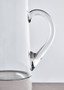 Ambra Clear Glass Pitcher.