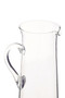 Ambra Clear Glass Pitcher.