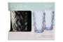Fleur Set Of Four Blue Highball Glasses