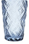 Fleur Set Of Four Blue Highball Glasses