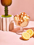 Fleur Set of 4 Glass Dessert Bowls