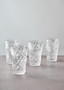 Fleur Set Of Four Clear Highball Glasses