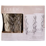 Fleur Set Of Four Clear Highball Glasses