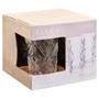 Fleur Set Of Four Clear Highball Glasses