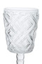 Fleur Set Of Four Clear Wine Glasses