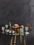 Fleur Set Of Four Clear Wine Glasses