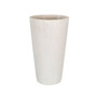 White Polyresin Large Tapered Vase White Polyresin Large Tapered Vase