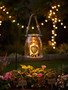 Felicity All Things Grow Glass Lantern