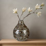 Occo Mosaic Shell Inlay Bottle Vase