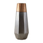 Jet Small Metallic Vase