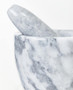 Salerno Grey Marble Tapered Mortar and Pestle