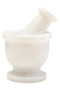 Marmore White Marble Mortar And Pestle