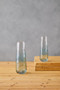 Brock Small Blue Ombre Glass Vase