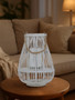 Lentigo Small White Bamboo Lantern