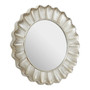 Champagne Finish Scallop Wall Mirror