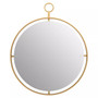 Matera Gold Wall Mirror With Ring