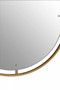 Matera Gold Wall Mirror With Ring