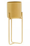 Avento Large Gold Finish Floor Planter