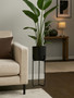 Avento Large Black Floor Planter