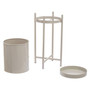 Asher Two Tier Grey  Plant Stand