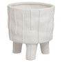Fara White Small Planter