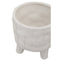 Fara White Small Planter