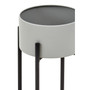 Trosa Small Grey And Black Floor Standing Planter