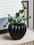 Broc Black Textured Vase