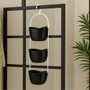 Dara 3 Tier Black Shower Caddy