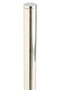 Abaska Off White Marble And Stainless Steel Toilet Brush