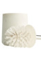 Abaska Off White Marble And Stainless Steel Toilet Brush