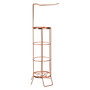 Rose Gold Toilet Roll Holder