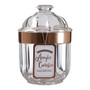 Small Rose Gold Acrylic Canister