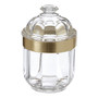 Small Light Gold Acrylic Canister