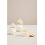Small Light Gold Acrylic Canister