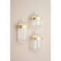 Small Light Gold Acrylic Canister