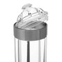 Large Silver Acrylic Canister