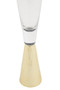 Astrid Set Of Two Champagne Glasses With Gold Finish Stem