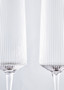 Eldon Set of Four Ribbed Champagne Glasses