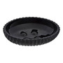 Ticino Brittany Black Glass Soap Dish