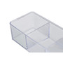 3 Compartment Cosmetics Organiser With Lid