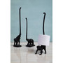Fauna Black Elephant Toilet Roll Holder