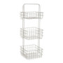 Three Tier White Storage Caddy