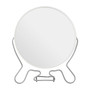 White Metal Large Shaving Mirror
