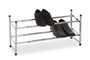 Tavia Extendable and Stackable 2 Tier Shoe Rack